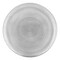 Glass Dinner Plate Decorative Swirl Beaded Pattern 10.75 Inch